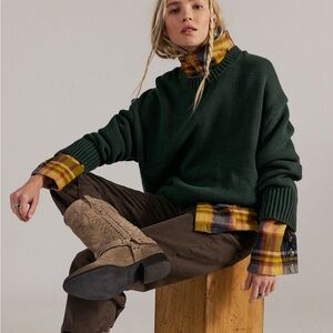 MELVIN PULLOVER SWEATER KOMBU GREEN